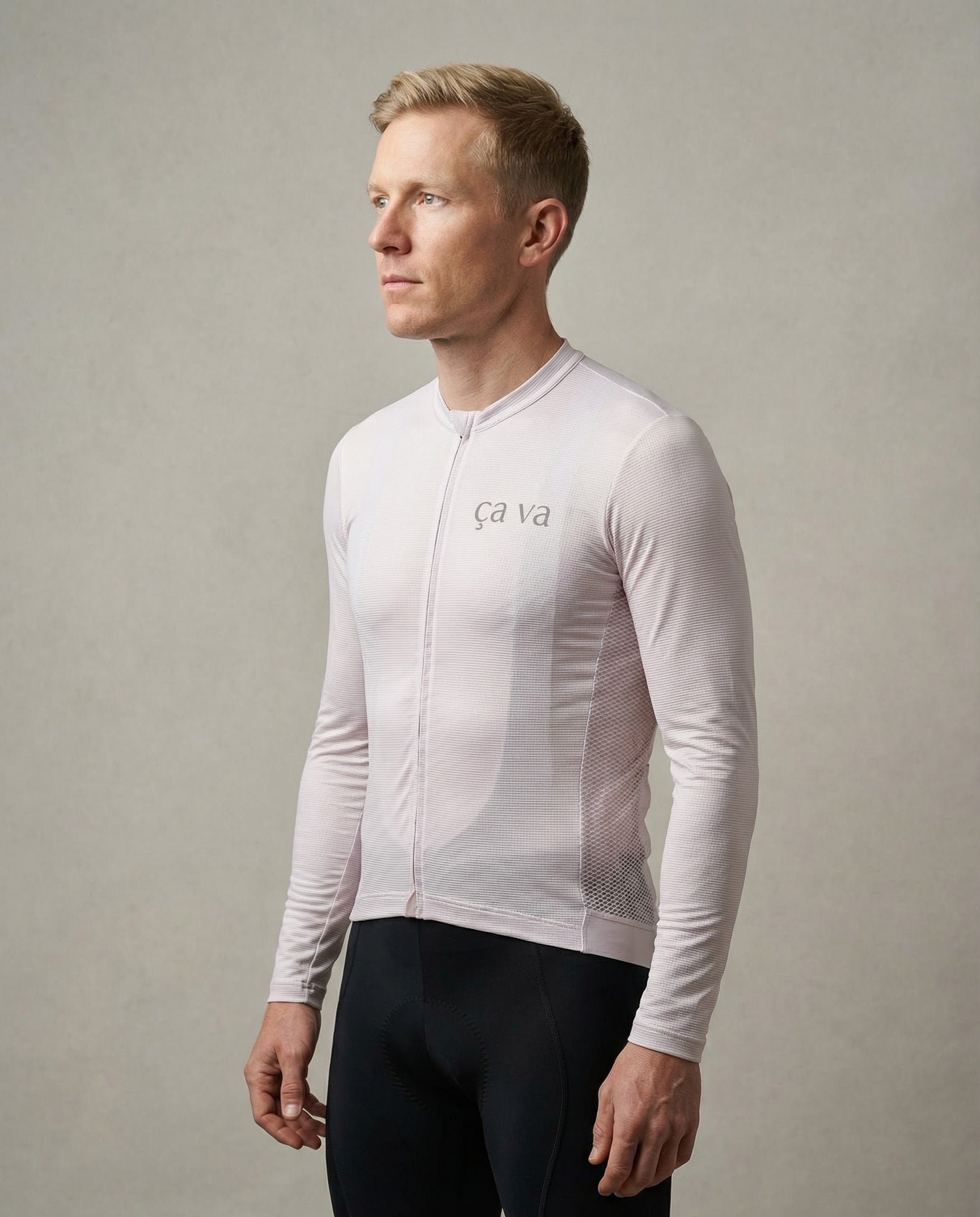 LINEA LS Sykkeltrøye off-white