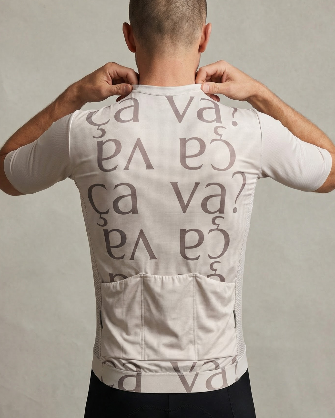 LINEA SS Sykkeltrøye off-white