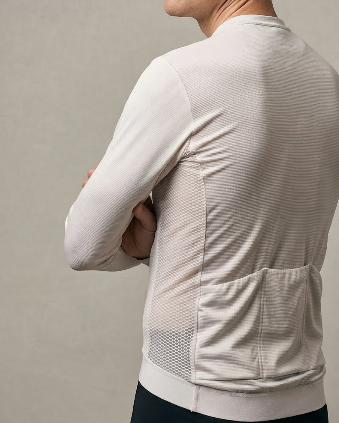 LINEA LS Sykkeltrøye off-white